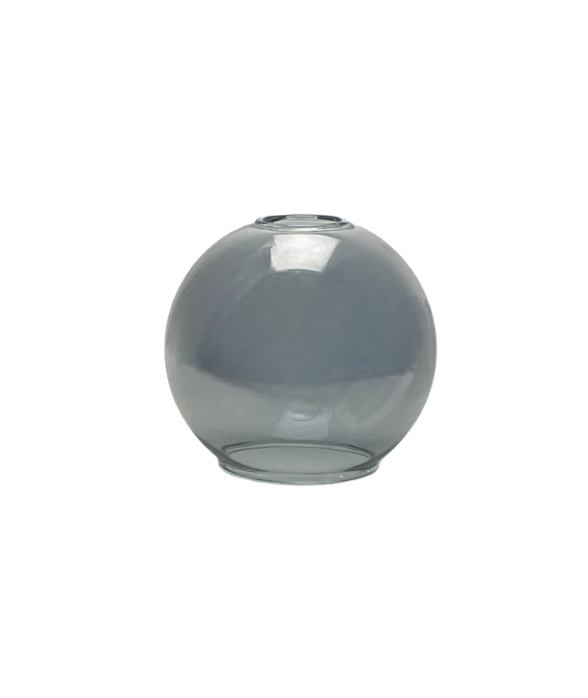 150mm Smoked Glass Globe Pendant Light Shade Modern & Functional